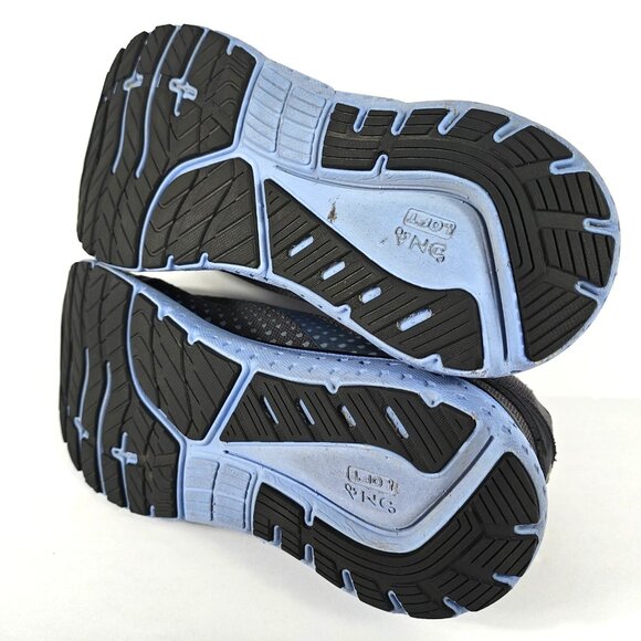 Brooks Glycerin 18 Womens 10.5 1203171B050 Gray Blue Black Running Shoes Cushion - Picture 15 of 16